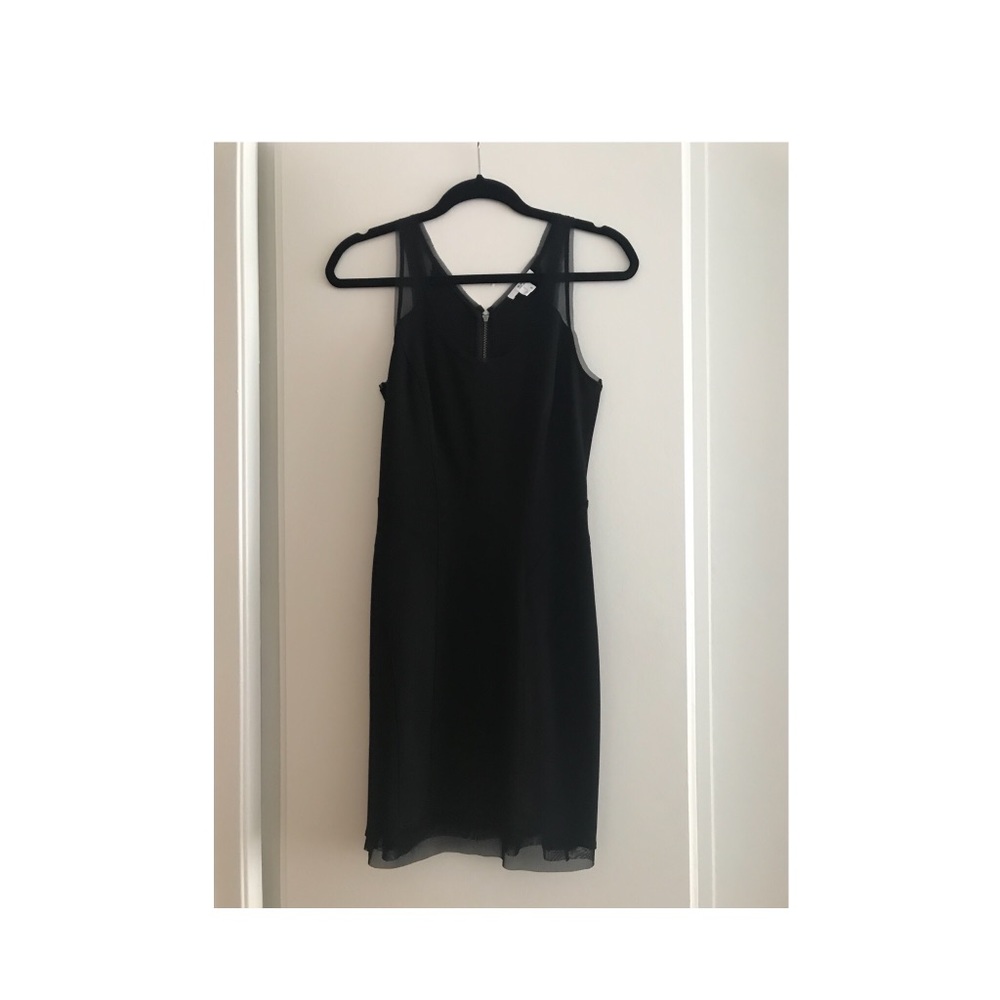 Black Helmet Lang dress